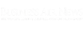 Business Air News logo in white text, aviation industry publication covering private jet news